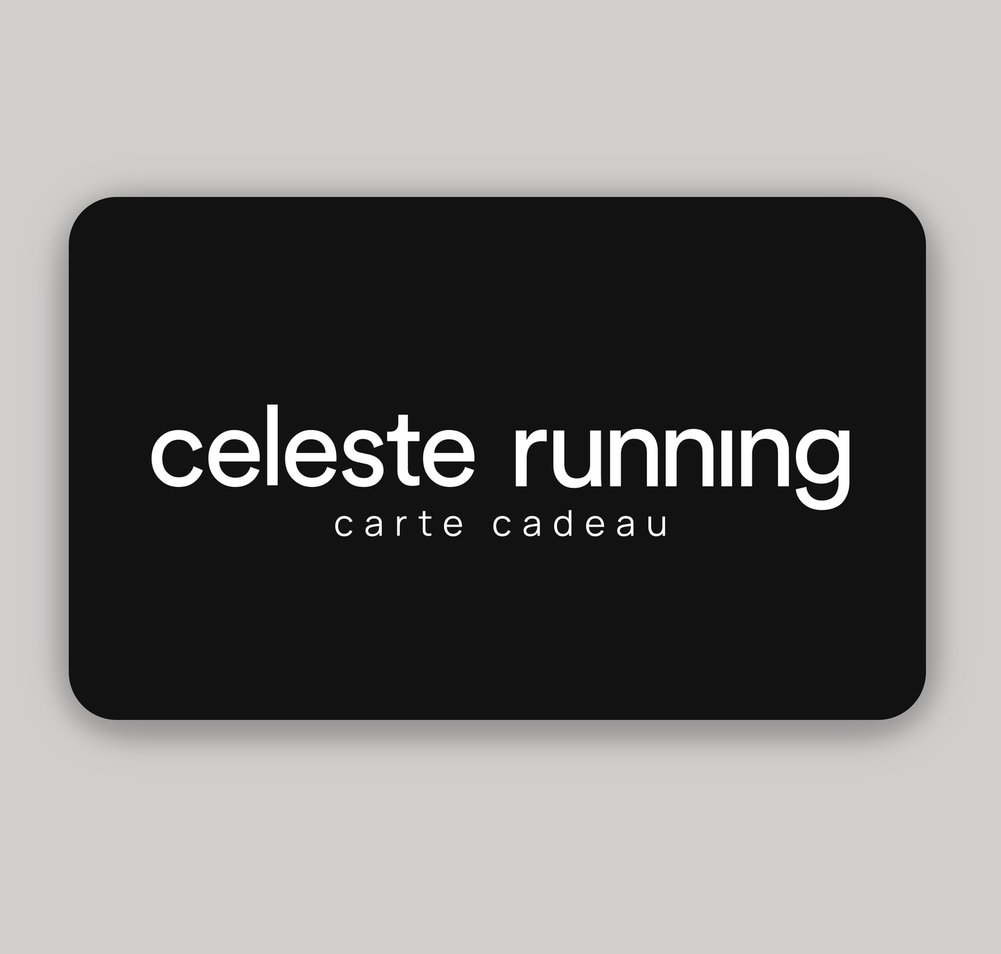 Carte-cadeau Celeste running
