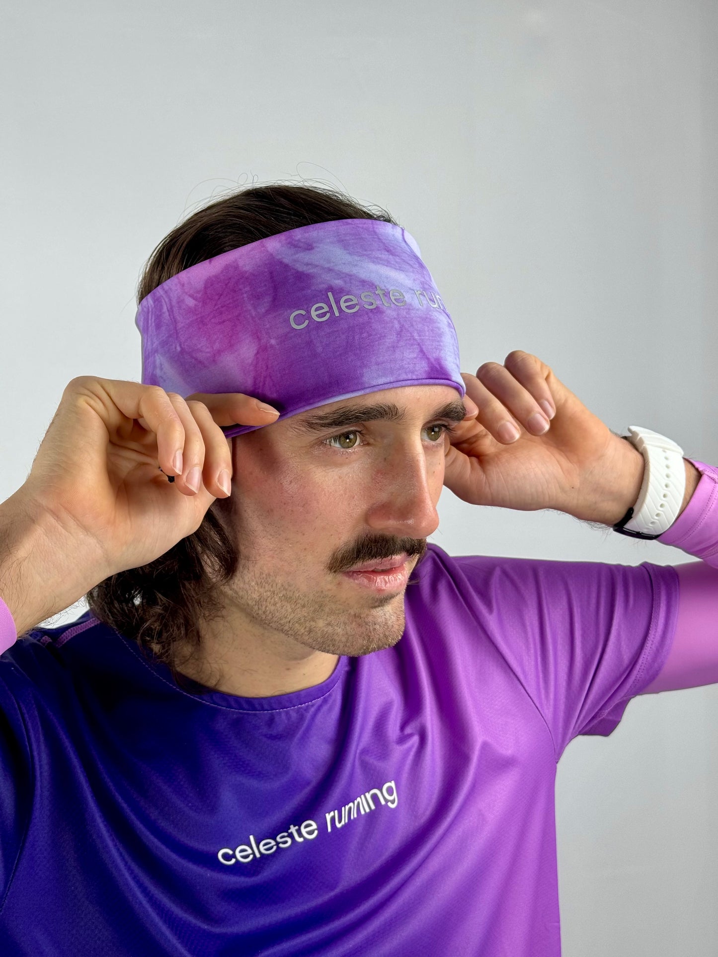 Bandeau Fuchsia Celeste running
